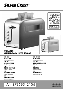 Instrukcja SilverCrest IAN 373595 Toster