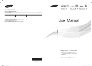 Manual de uso Samsung UN26D4003BD Televisor de LED