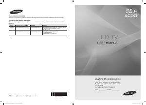 Mode d’emploi Samsung UN32C4000PD Téléviseur LED