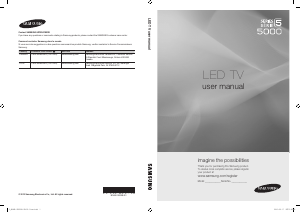 Mode d’emploi Samsung UN32C5000QF Téléviseur LED