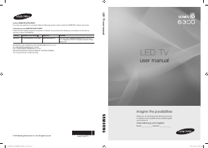 Manual de uso Samsung UN40C6300SF Televisor de LED