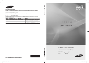 Manual de uso Samsung UN55C8000XF Televisor de LED