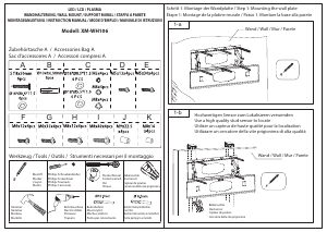 Mode d’emploi XOMAX XM-WH106 Support mural