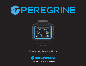 Handleiding Shearwater Peregrine Duikcomputer