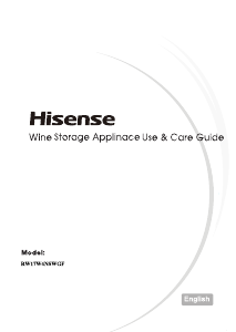 Manual Hisense RW17W4NSWGF Wine Cabinet