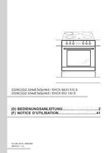 Mode d’emploi Amica EHCX 933 130 S Four