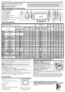 Instrukcja Hotpoint AQS73D28S EU/B N Pralka