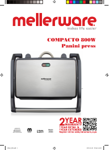 Mode d’emploi Mellerware 28565 Grill