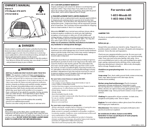 Manual Wood's Huron 5 Tent
