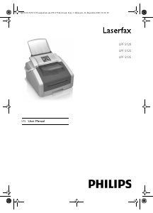 Manual Philips Laserfax 5125 Fax Machine