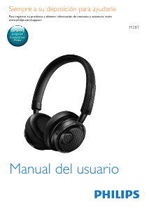 Manual de uso Philips M2BTBK Auriculares