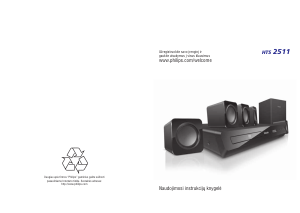 Vadovas Philips HTS2511 Namų kino sistema