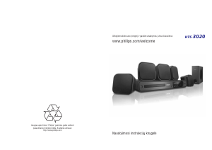 Vadovas Philips HTS3020 Namų kino sistema