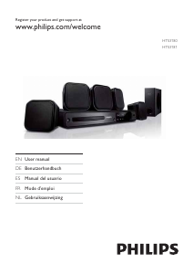 Käyttöohje Philips HTS3180 Kotiteatterijärjestelmä