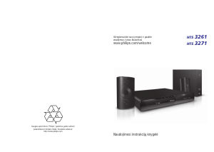 Vadovas Philips HTS3261 Namų kino sistema
