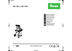 Bruksanvisning Viking GE 140 L Kompostkvern