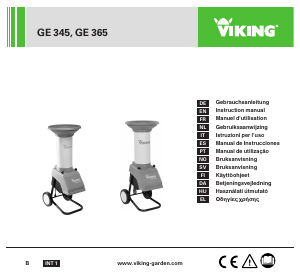 Használati útmutató Viking GE 365 Kerti aprítógép