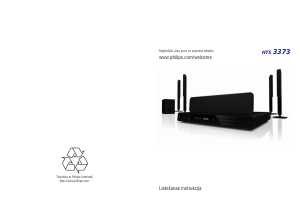 Rokasgrāmata Philips HTS3373 Mājas kinozāles sistēma