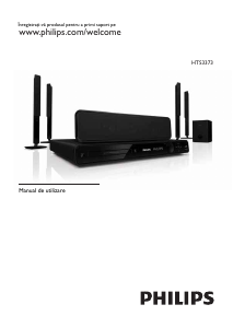 Manual Philips HTS3373 Sistemul home cinema