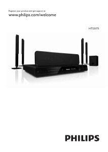 Bruksanvisning Philips HTS3373 Hembiopaket