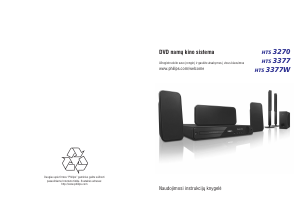 Vadovas Philips HTS3377W Namų kino sistema