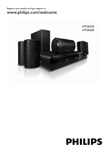 Manual Philips HTS3510 Home Theater System