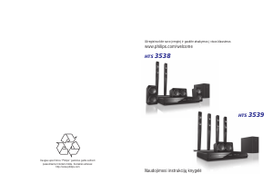 Vadovas Philips HTS3539 Namų kino sistema