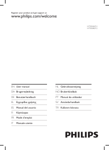 Manual de uso Philips HTS3560 Sistema de home cinema