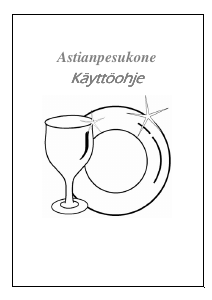 Käyttöohje UPO D454 Astianpesukone