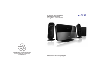 Vadovas Philips HTS5200 Namų kino sistema