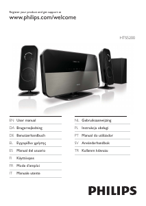 Handleiding Philips HTS5200 Home cinema set