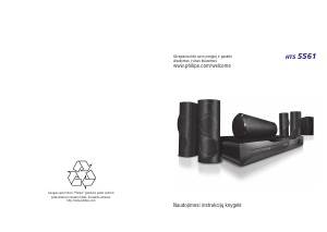 Vadovas Philips HTS5561 Namų kino sistema