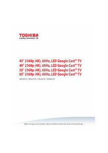 Handleiding Toshiba 55L621U LED televisie