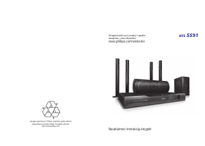 Vadovas Philips HTS5591 Namų kino sistema