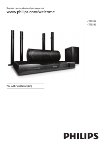 Handleiding Philips HTS5591 Home cinema set