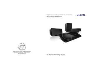 Vadovas Philips HTS6520 Namų kino sistema