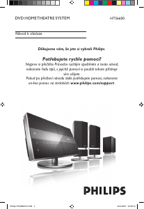 Manuál Philips HTS6600 Domácí kino