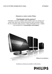 Návod Philips HTS6600 Domáce kino