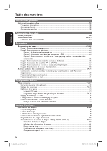 Mode d’emploi Philips HTS6600 Système home cinéma