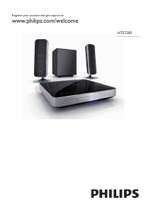Käyttöohje Philips HTS7200 Kotiteatterijärjestelmä