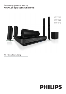 Handleiding Philips HTS7500 Home cinema set