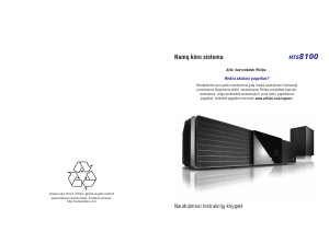 Vadovas Philips HTS8100 Namų kino sistema