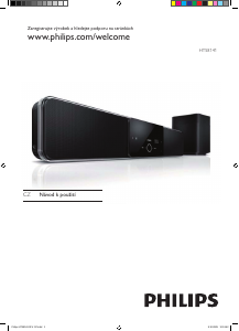 Manuál Philips HTS8141 Domácí kino
