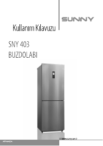 Kullanım kılavuzu Sunny SNY 403 Donduruculu buzdolabı