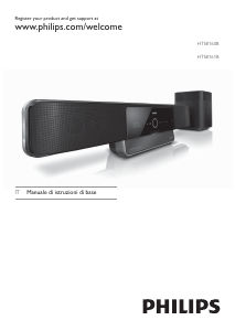 Manuale Philips HTS8160B Sistema home theater