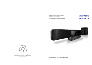 Vadovas Philips HTS8160B Namų kino sistema