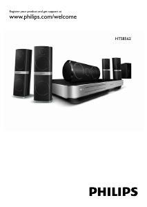 Manuale Philips HTS8562 Sistema home theater