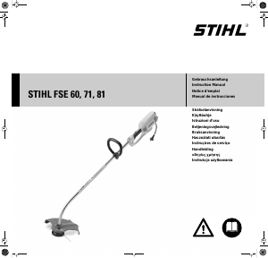 Manual de uso Stihl FSE 81 Cortabordes