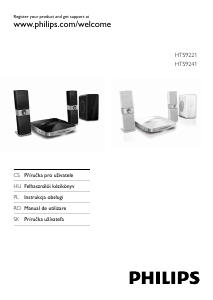 Manual Philips HTS9221 Sistemul home cinema