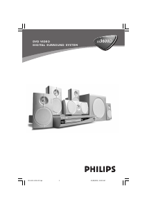 Manual de uso Philips LX3600D Sistema de home cinema